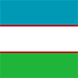 Znachek flaga Uzbekistan